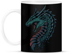 printfashion Sárkány - Bögre - Fekete (13777391)