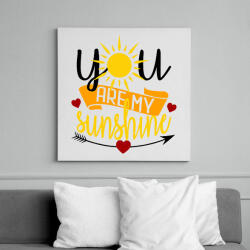 printfashion Te vagy nekem a napfény - Vászonkép - Fehér (6626297)