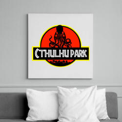 printfashion Cthulhu Park - Vászonkép - Fehér (6636856)