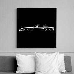 printfashion BMW Z4 Fehér - Vászonkép - Fekete (16073580)