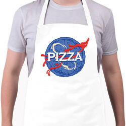 printfashion Pizza Nasa style - Kötény - Fehér (14309829)