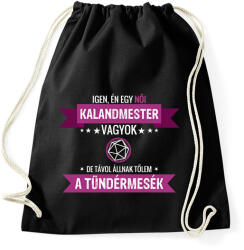 printfashion Női kalandmester - Sportzsák, Tornazsák - Fekete (2681220)