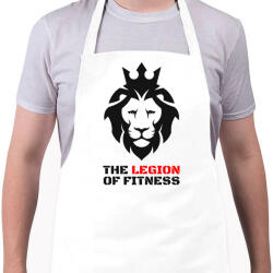printfashion Fitness legion - Kötény - Fehér (4909943)