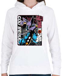 printfashion Dragon Ball Szuper - Női kapucnis pulóver - Fehér (13215875)
