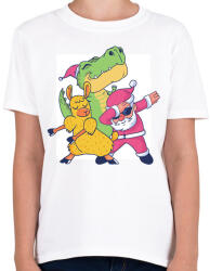 printfashion Karácsonyi csapat - Gyerek póló - Fehér (5109197)