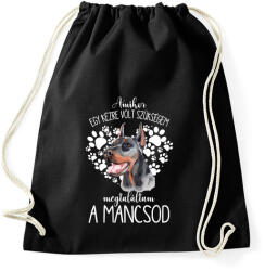 printfashion Megtaláltam a mancsod - Dobermann - Sportzsák, Tornazsák - Fekete (5455832)