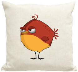 printfashion Bird - Párnahuzat, Díszpárnahuzat - Lenvászon (335846)