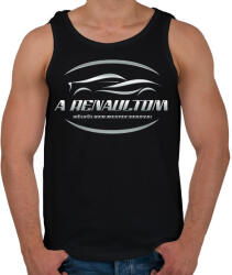 printfashion A renaultom nélkül - Férfi atléta - Fekete (6616710)