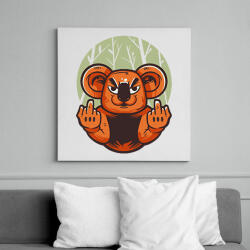 printfashion koala beint - Vászonkép - Fehér (6634996)