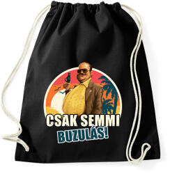 printfashion Torrente - Csak semmi buzulás! - Sportzsák, Tornazsák - Fekete (9452995)