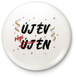 printfashion Új év, régi én - Kitűző, hűtőmágnes - Fehér (10278602)