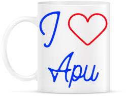 printfashion I love Apu - Bögre - Fehér (10540853)