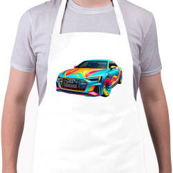 printfashion Audi - Kötény - Fehér (15210818)