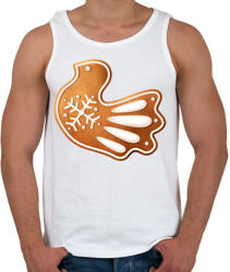 printfashion Mézeskalács galamb - Férfi atléta - Fehér (11222156)