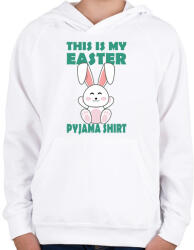 printfashion Húsvéti pizsim - Gyerek kapucnis pulóver - Fehér (2400656)