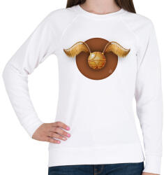 printfashion Arany labda - Női pulóver - Fehér (4224419)