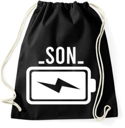 printfashion Battery - son - Sportzsák, Tornazsák - Fekete (2026639)