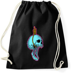 printfashion Skull hang - Sportzsák, Tornazsák - Fekete (2642140)