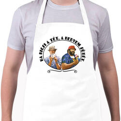 printfashion Ha kicsi a tét - Kötény - Fehér (9830363)