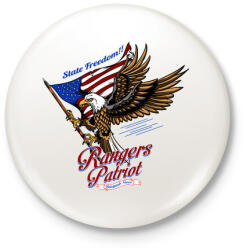 printfashion Hazafi - Kitűző, hűtőmágnes - Fehér (3074521)