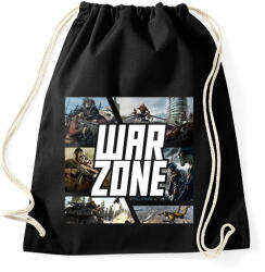 printfashion Warzone - Sportzsák, Tornazsák - Fekete (2602910)