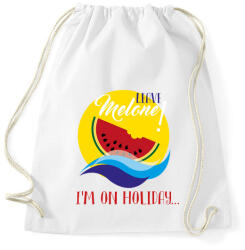 printfashion Leave me alone! - Hagyj békén, nyaralok! - Sportzsák, Tornazsák - Fehér (262984)