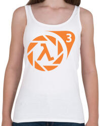 printfashion Half Life 3 - Női atléta - Fehér (2006486)