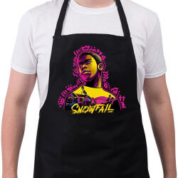 printfashion SNOWFALL - Kötény - Fekete (16575645)