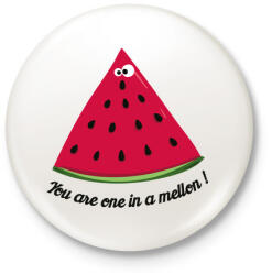 printfashion Dinnye vagy! - Kitűző, hűtőmágnes - Fehér (3075973)