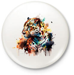 printfashion Jaguár - Kitűző, hűtőmágnes - Fehér (16628192)