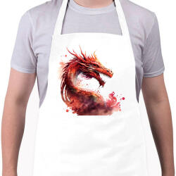 printfashion sárkány - Kötény - Fehér (13780901)