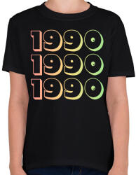 printfashion 1990 - Gyerek póló - Fekete (12737727)