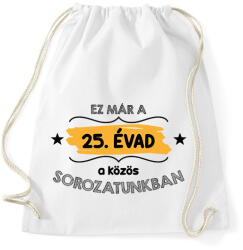 printfashion Közös sorozatunk - Évforduló - Sportzsák, Tornazsák - Fehér (11641053)