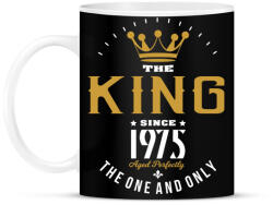 printfashion A király 1958-ben született - Bögre - Fekete (1216466)