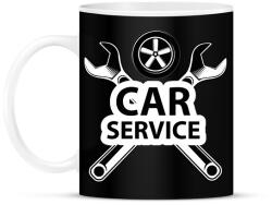 printfashion Car service - Bögre - Fekete (6565139)