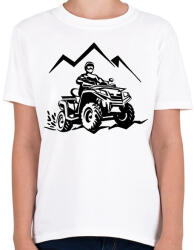 printfashion atv quad - Gyerek póló - Fehér (2807248)