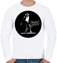 printfashion Michael Jackson-Dance - Férfi pulóver - Fehér (4161032)