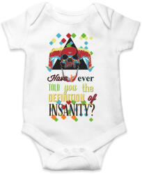 printfashion Ördög fej - Baba Body - Fehér (4131548)