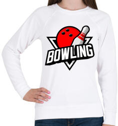 printfashion Bowling - Női pulóver - Fehér (16328214)