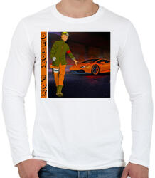 printfashion Lambo Naruto - Férfi hosszú ujjú póló - Fehér (5513721)