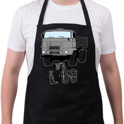 printfashion IFA L60 - Kötény - Fekete (5016914)