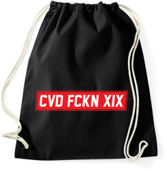 printfashion Covid fuckin 19 - Sportzsák, Tornazsák - Fekete (2811335)