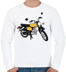 printfashion simson - Férfi pulóver - Fehér (4138392)