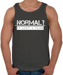 printfashion NORMAL? - Férfi atléta - Sötétszürke (385997)