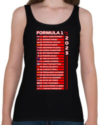 printfashion Forma 1 2023 versenyzők 006 - Női atléta - Fekete (12361086)