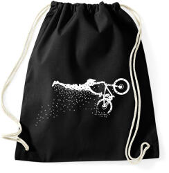 printfashion stunt biker - Sportzsák, Tornazsák - Fekete (1637489)