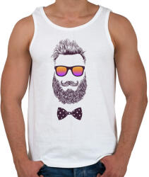 printfashion Bearded Man - Férfi atléta - Fehér (1247696)
