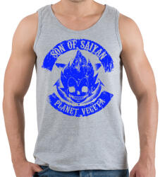printfashion Planet Vegeta - Son of Saiyan - Férfi atléta - Sport szürke (1107008)