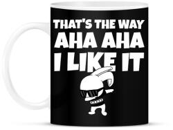 printfashion That's the way I like it - Bögre - Fekete (11516304)