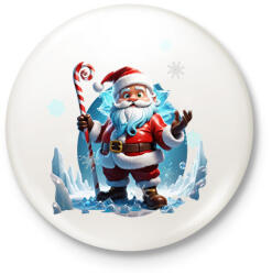 printfashion Miki - Kitűző, hűtőmágnes - Fehér (15127653)